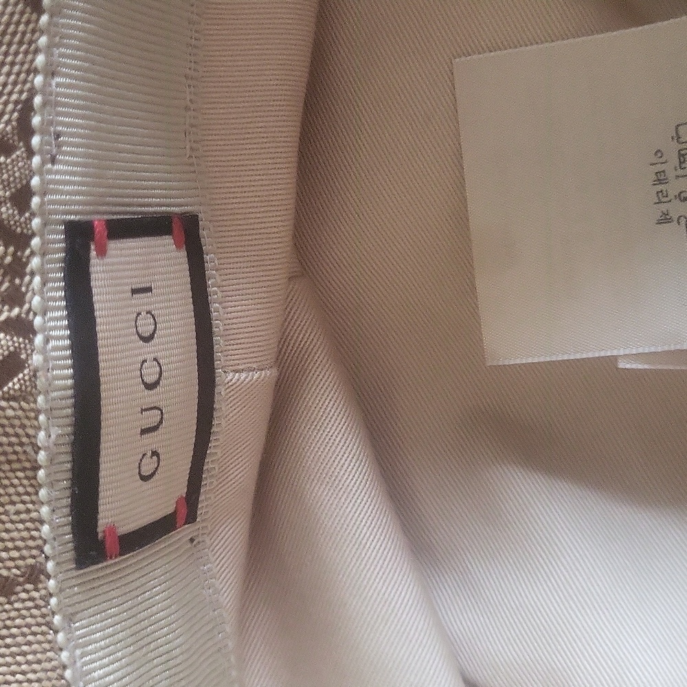 Gucci Brown Monogram Bucket Hat - Picture 3 of 4